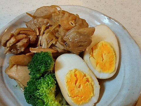 鶏もも肉のサッパリ煮と煮卵